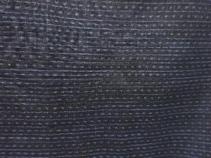 アンティーク　抽象模様織り出し本場泥大島紬男物着物アンサンブル